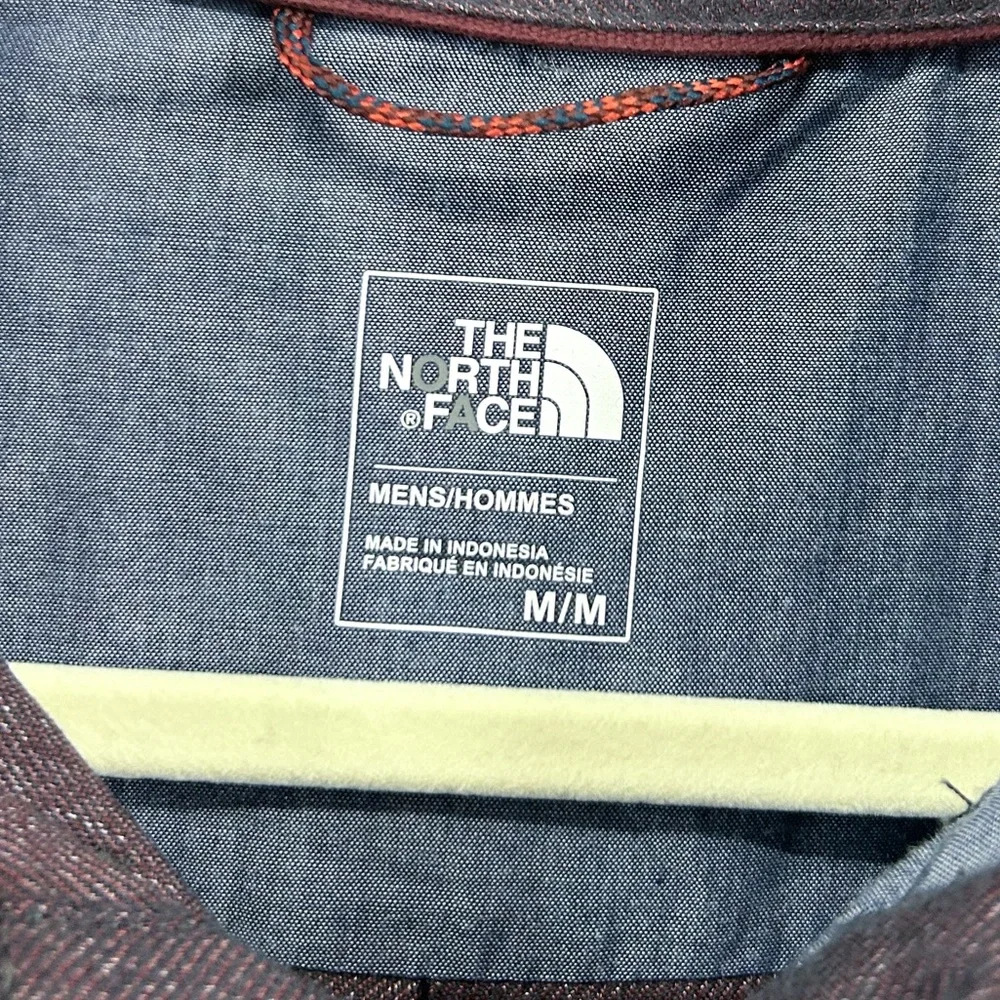 The North Face Men’s Burgundy Thermocore Flannel Button Down Shirt Medium